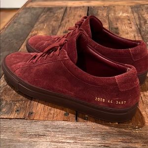 Original Achilles Suede Low in Burgundy